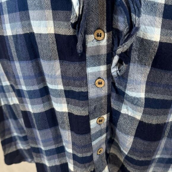 Universal Thread blue tie and button front plaid dress size XS - Picture 4 of 7